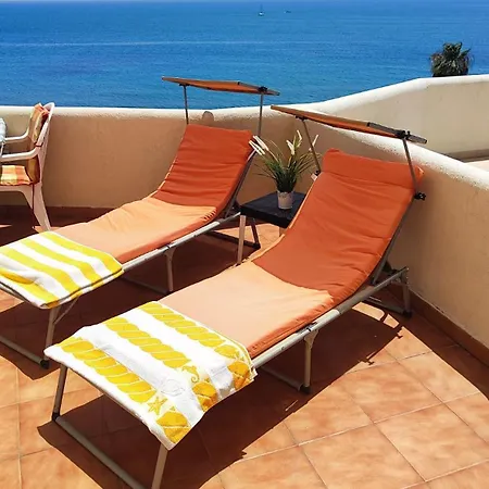 Apartment Wonderful With Water Park And Sea Views Benalmadena