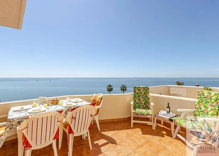 Wonderful With Water Park And Sea Views Apartament Benalmádena