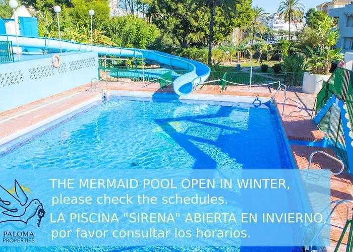 Wonderful With Water Park And Sea Views Apartament Benalmádena